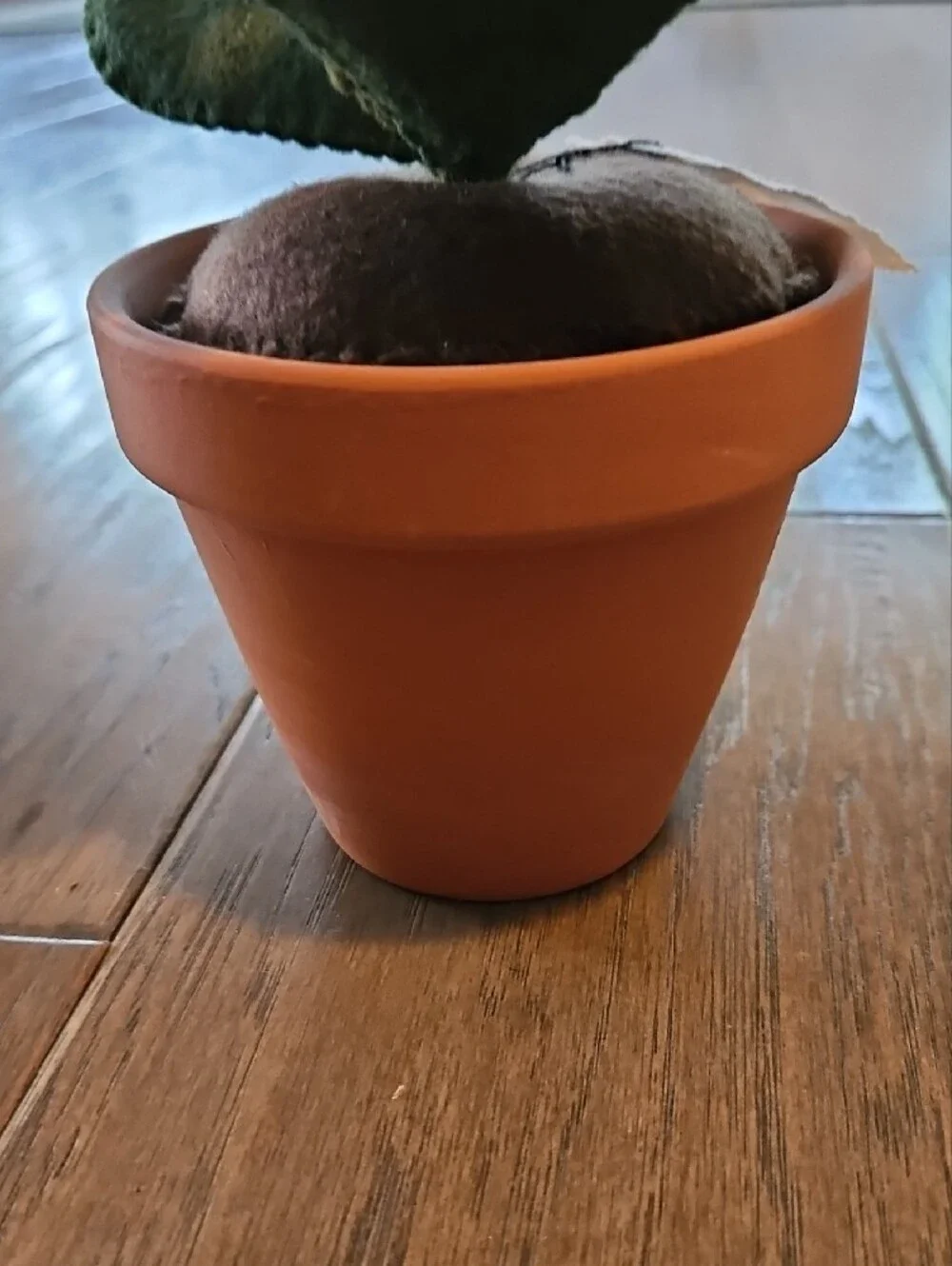 Handmade Felt Hoya Kerrii Plant: Sweetheart Succulent Potted Plant